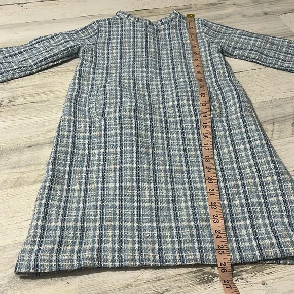 The Oaks Kate Blue Tweed Dress Size 10 - Picture 13 of 13